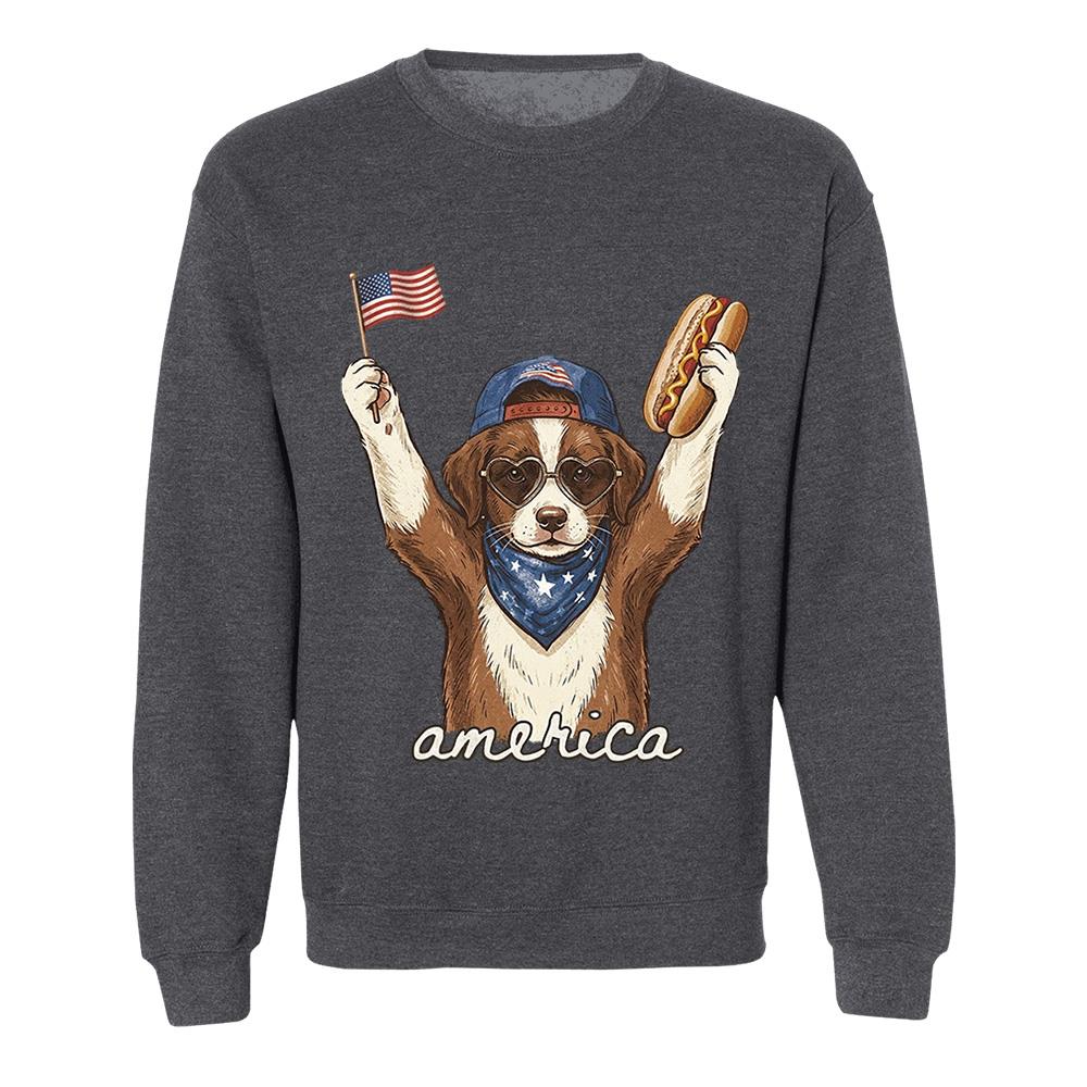 Custom Dog Cat Photo Shirt – Patriotic Pet Lover T-Shirt