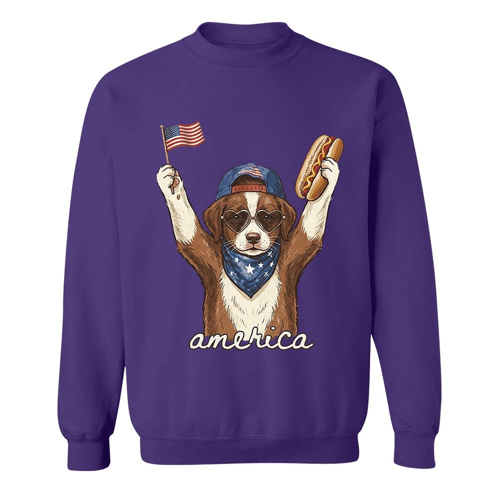 Custom Dog Cat Photo Shirt – Patriotic Pet Lover T-Shirt