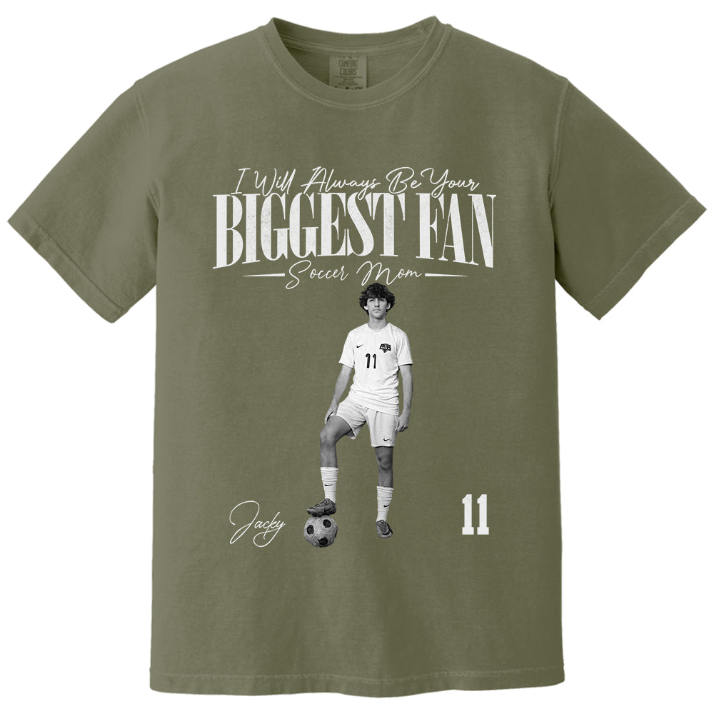 I'll Always Be Your Biggest Fan - Washed Tee Retro Bootleg Shirt For Soccer Players New T24