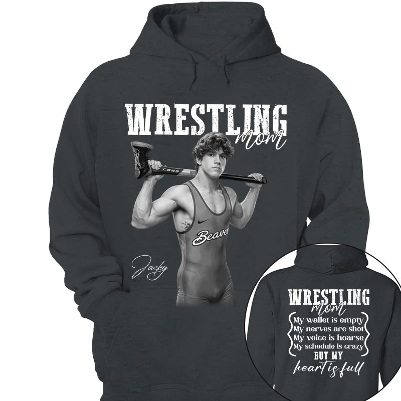Wrestling Mom - Personalized Tops For Wrestling Lovers Wrestling Family NA04