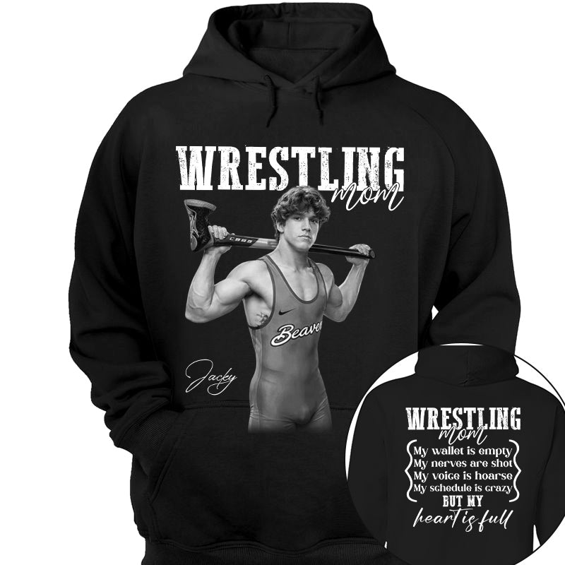 Wrestling Mom - Personalized Tops For Wrestling Lovers Wrestling Family NA04