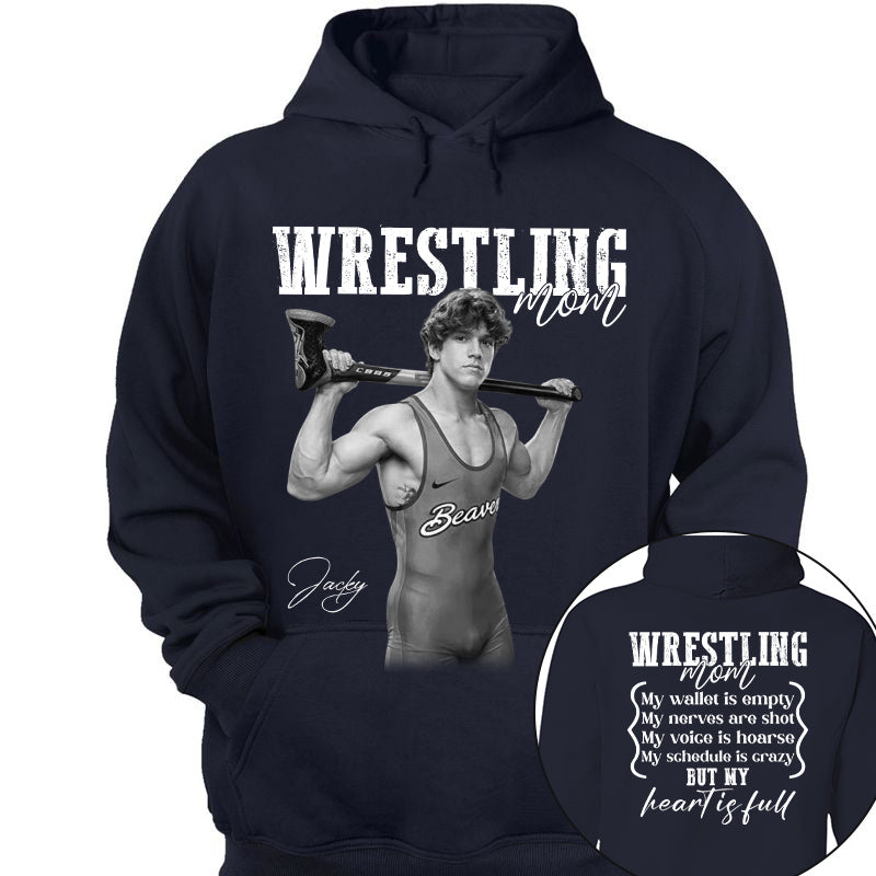 Wrestling Mom - Personalized Tops For Wrestling Lovers Wrestling Family NA04