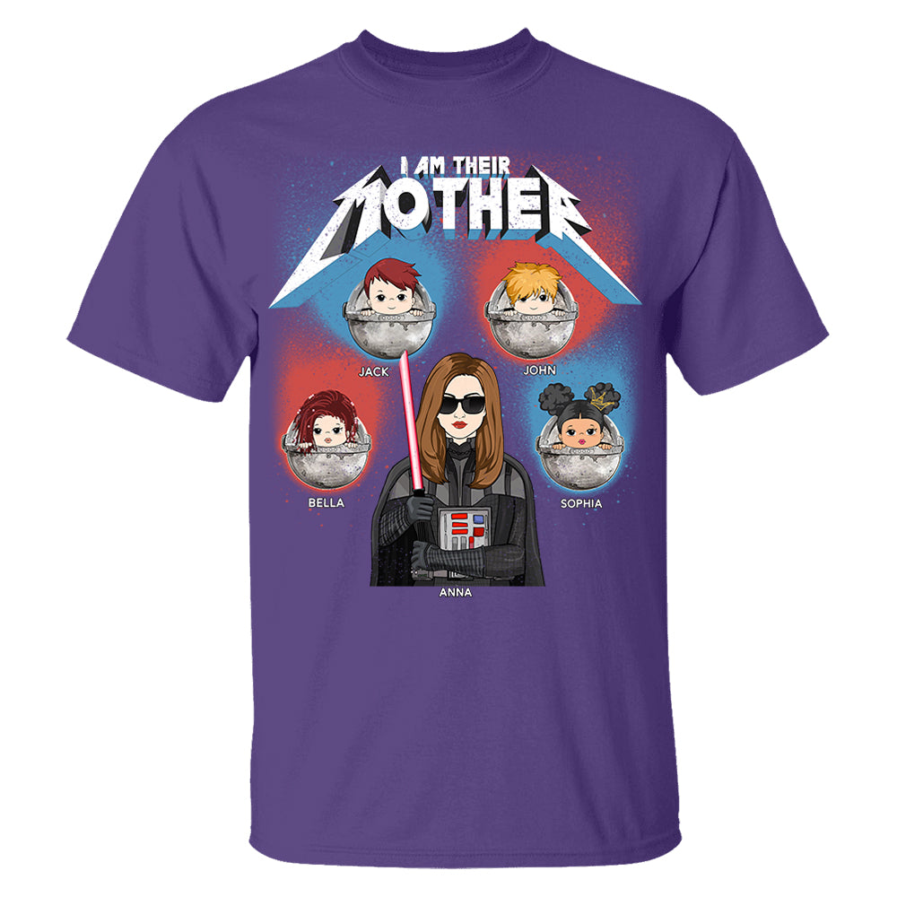 I Am Their Mother - Personalized Shirt For Mom Custom Nickname With Kids Gift Hv01