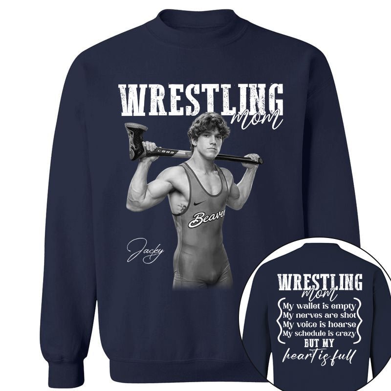 Wrestling Mom - Personalized Tops For Wrestling Lovers Wrestling Family NA04