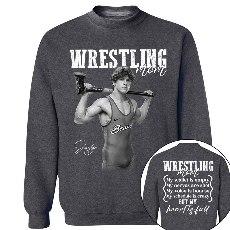 Wrestling Mom - Personalized Tops For Wrestling Lovers Wrestling Family NA04