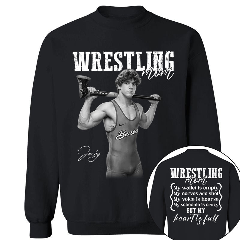 Wrestling Mom - Personalized Tops For Wrestling Lovers Wrestling Family NA04