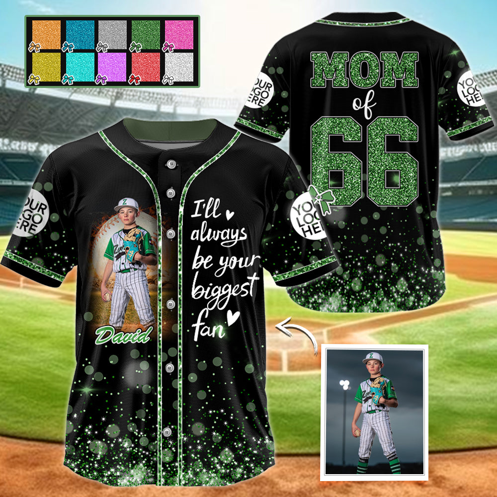 Custom Photo Baseball Jersey - Personalized All Over Print Shirt For Baseball Players NA04 Hv01