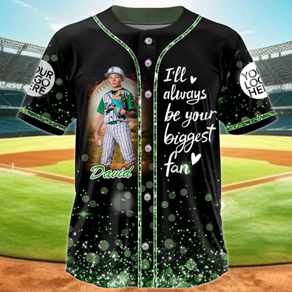Custom Photo Baseball Jersey - Personalized All Over Print Shirt For Baseball Players NA04 Hv01