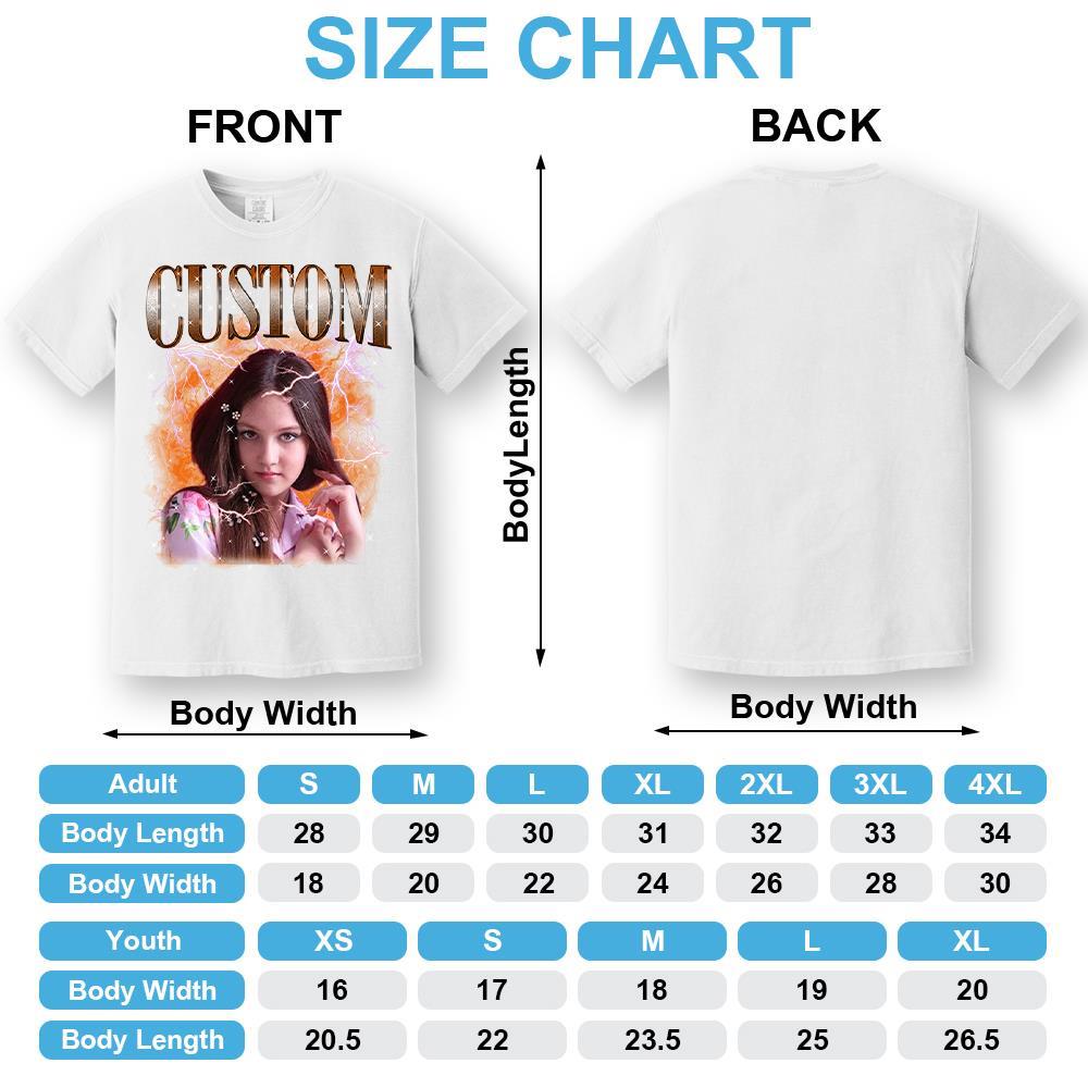 Custom Bootleg Rap Tee Shirt for Boyfriend Girlfriend Custom Face Tshirt Vintage Graphic Shirt Nh00