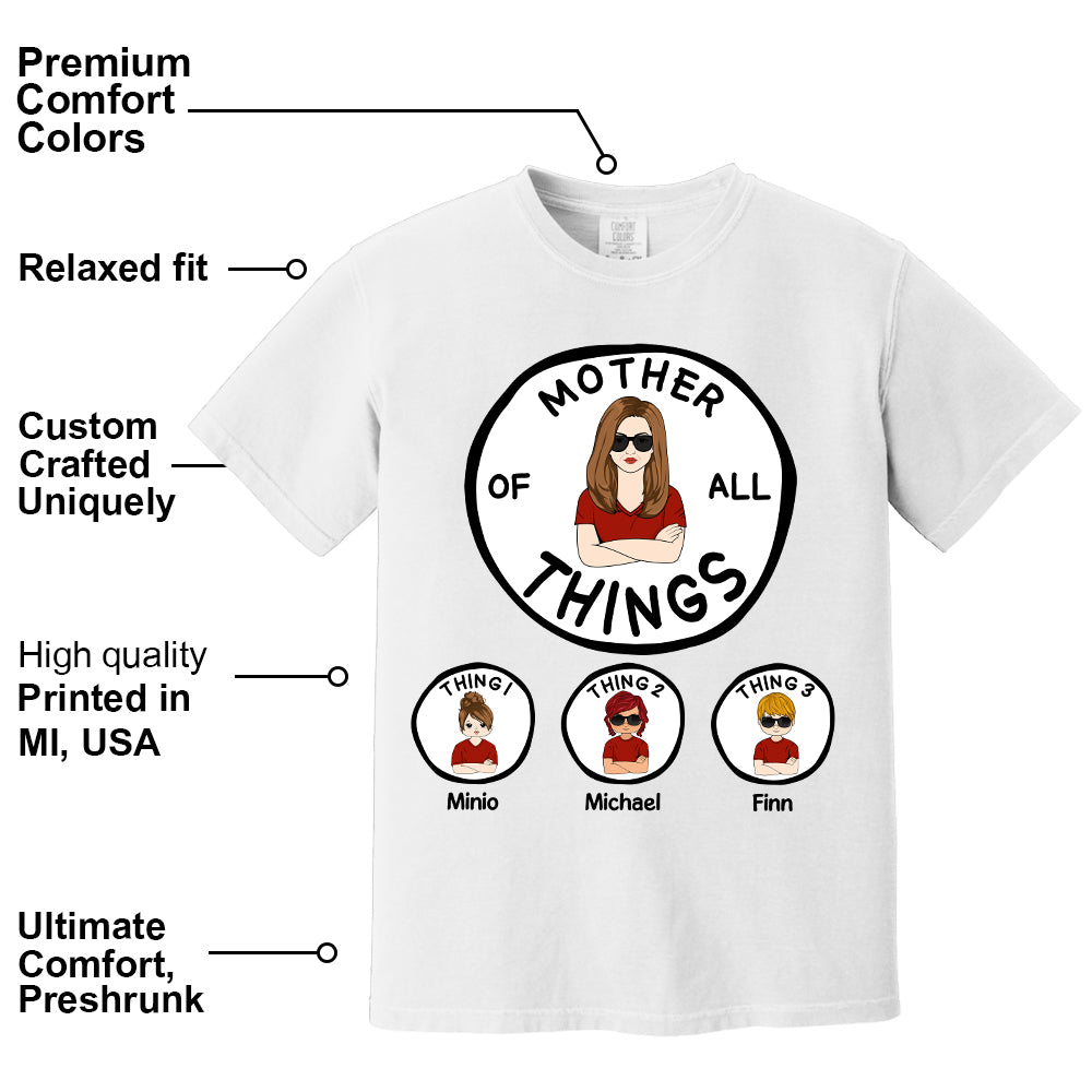 Grandma Of All Things Personalized Shirt - Mother's Day, Birthday Gift For Mom Li29