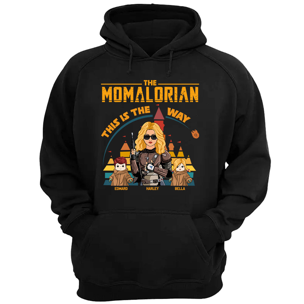 The Momalorian This Is The Way - Personalized Shirt For Mom Dad
