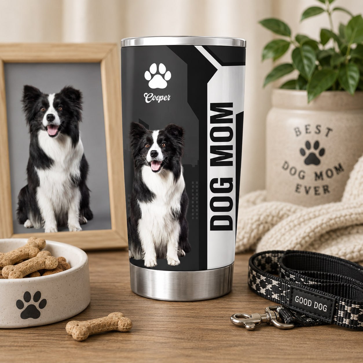 Personalized Life Is Better With A Dog Tumbler Custom Photo Dog Gift For Dog Lovers T1807 VH01