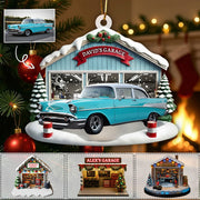 Personalized Christmas Car Garage Ornament - Custom Photo Car Ornament A2110 Li29