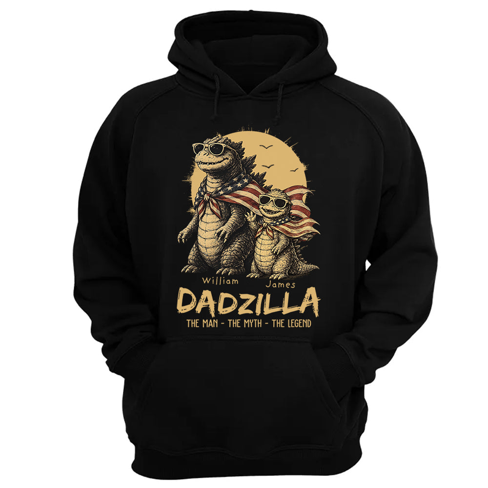 Custom Dadzilla The Man The Myth The Legend Shirt , Gifts For Father Day L0411 VH01