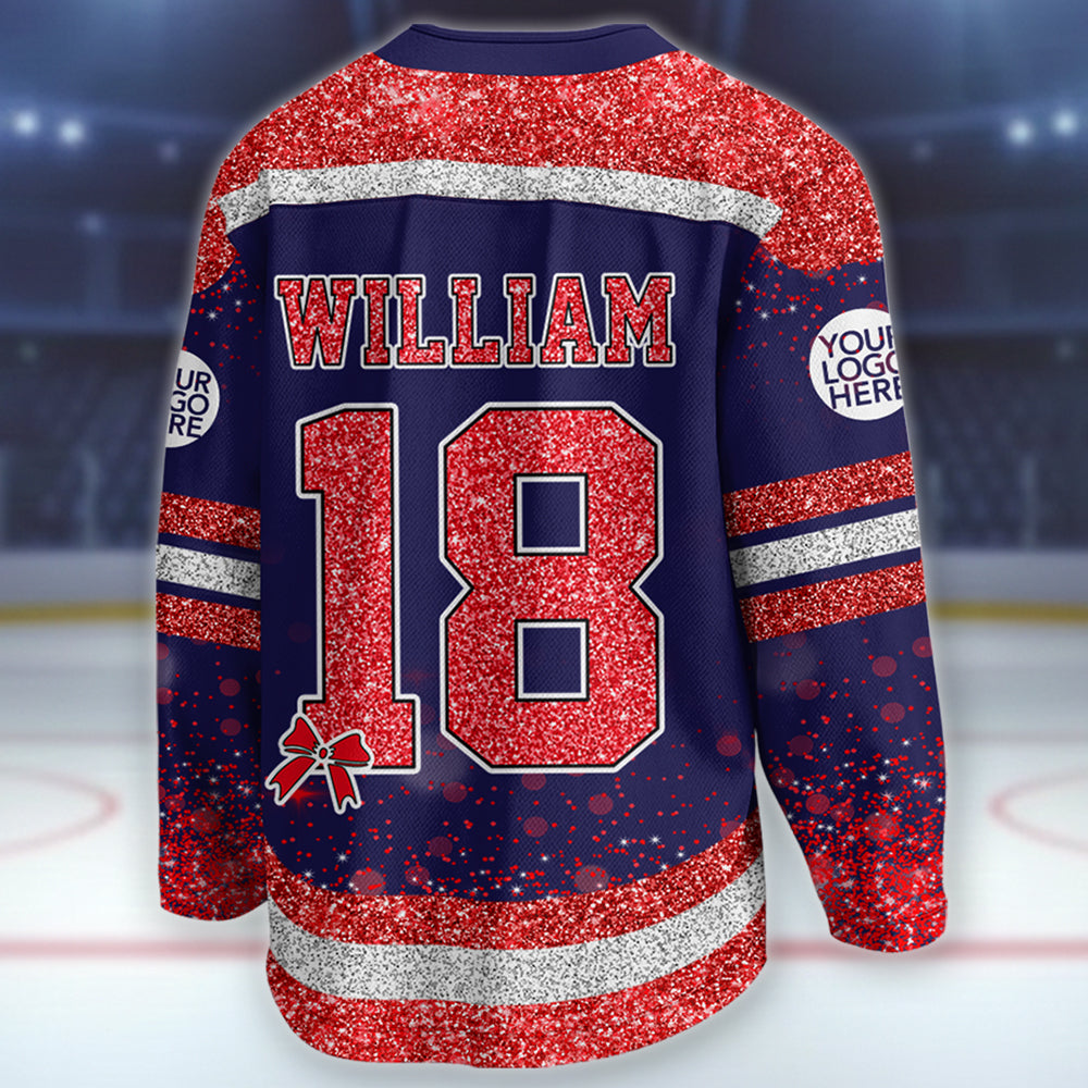 My Favorite Hockey Player Calls Me Mom -  Personalized Ice Hockey Shirt Custom Nickname Mom Grandma Hockey Family NA04 Hv01