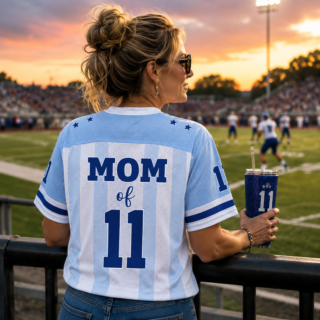 I'll Always Be Your Biggest Fan, Personalized Football Jersey, Custom Photo Gift For Football Lovers For Sport Family Vr1 T1807 Pt99