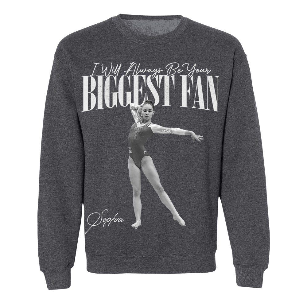 I'll Always Be Your Biggest Fan - Washed Tee Retro Bootleg Shirt For Gymnast A2110 Li29