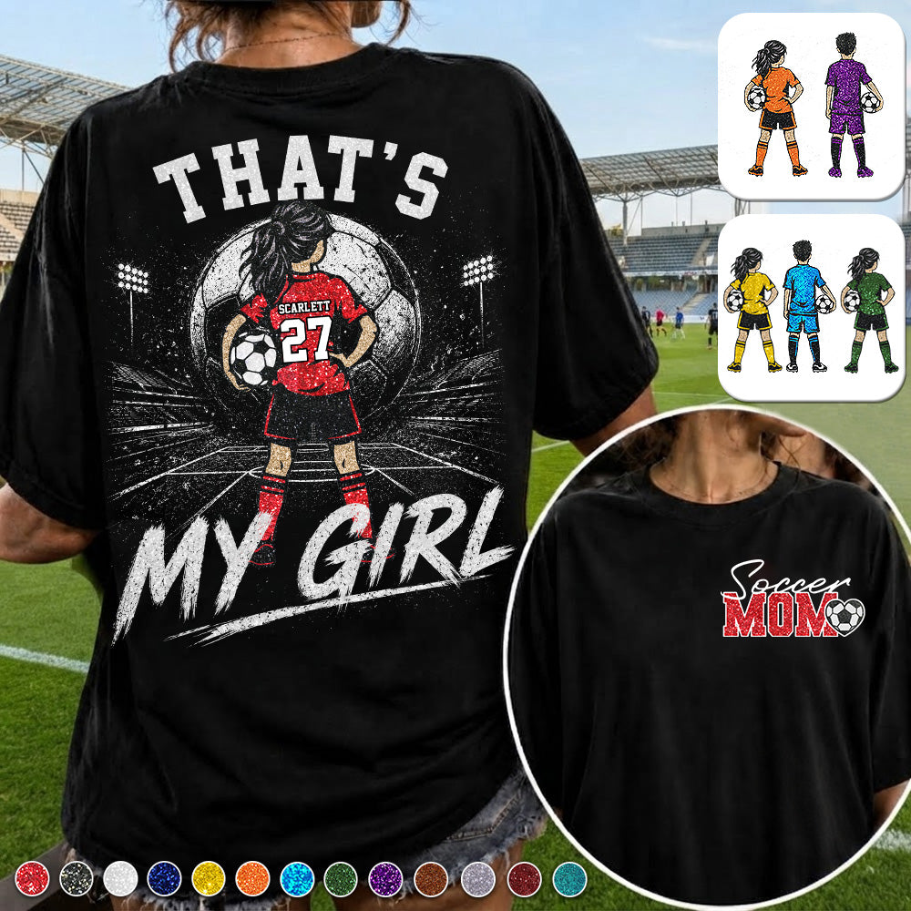 Personalized Soccer Mom Shirt, Custom Those Are My Boys T-Shirt, Team Name & Player Number Tee, Soccer Season Gift Na02 VH01