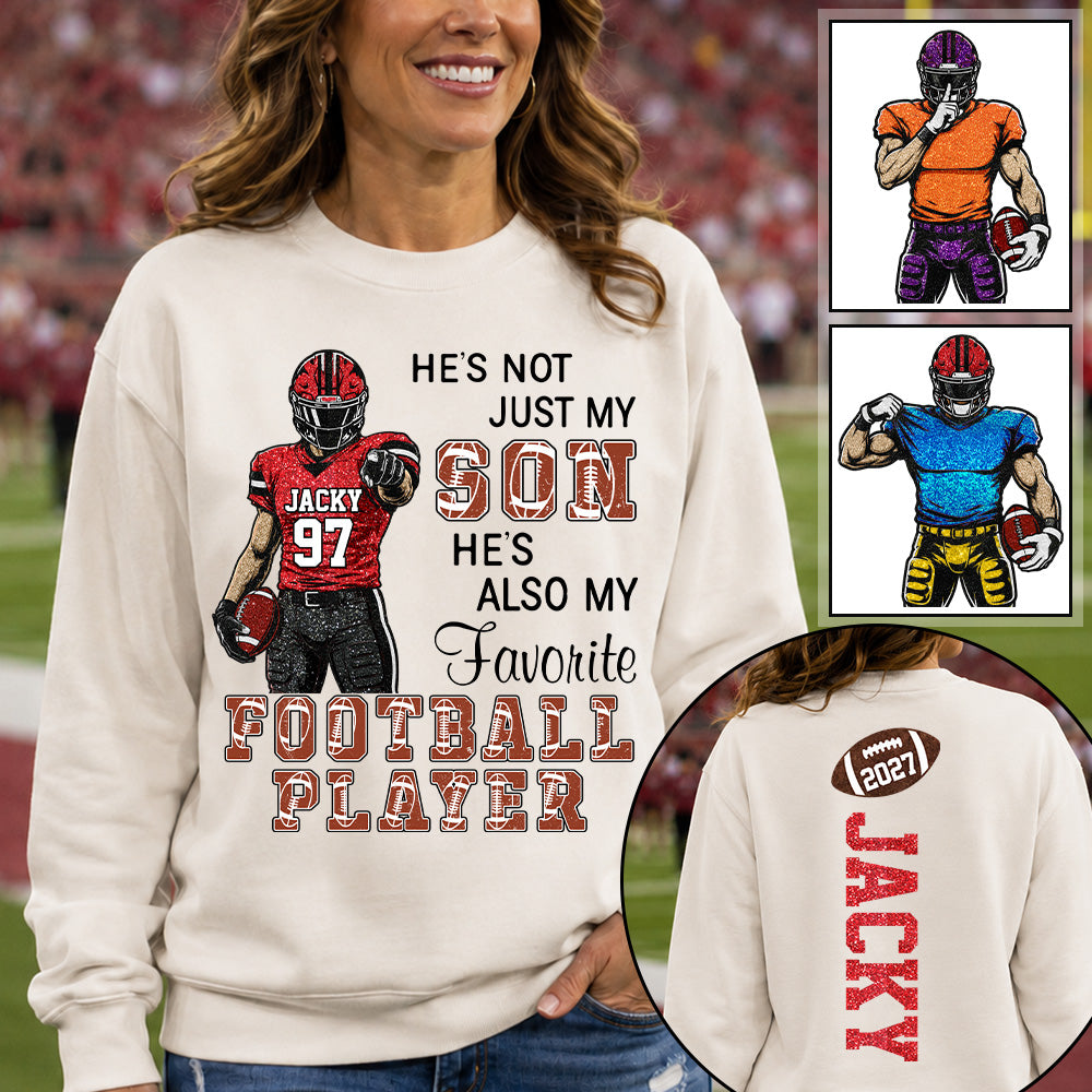 Custom Player Football Shirt, , Football Mom, High School L0411 T24