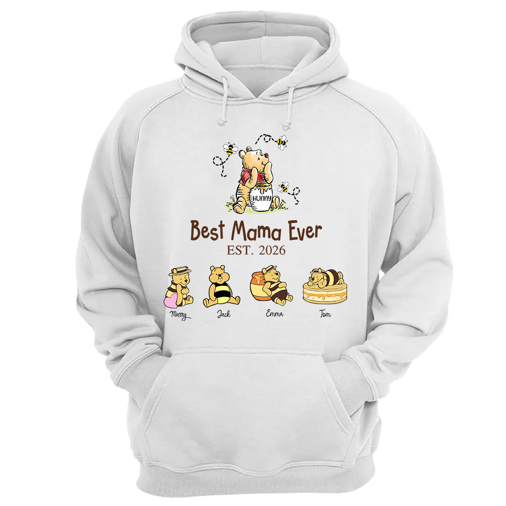 Mama Bear Best Mama Ever,  Mama Est, Personalized Sweatshirt Mama Bear, Grandma Bear, Gifts For Mom, Gift For Grandma, Gifts For Mother's Day