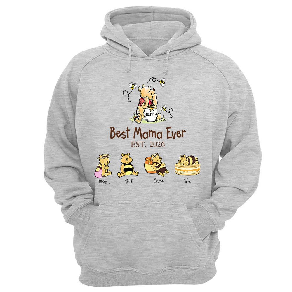 Mama Bear Best Mama Ever,  Mama Est, Personalized Sweatshirt Mama Bear, Grandma Bear, Gifts For Mom, Gift For Grandma, Gifts For Mother's Day