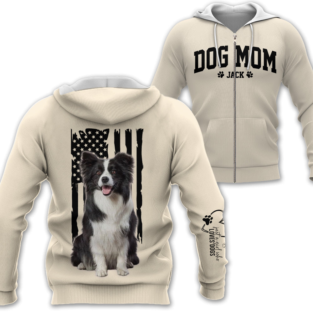 Dog Mom Just A Girl Who Loves Dogs Personalized Shirt Gift For Dog Lover T1807 T24