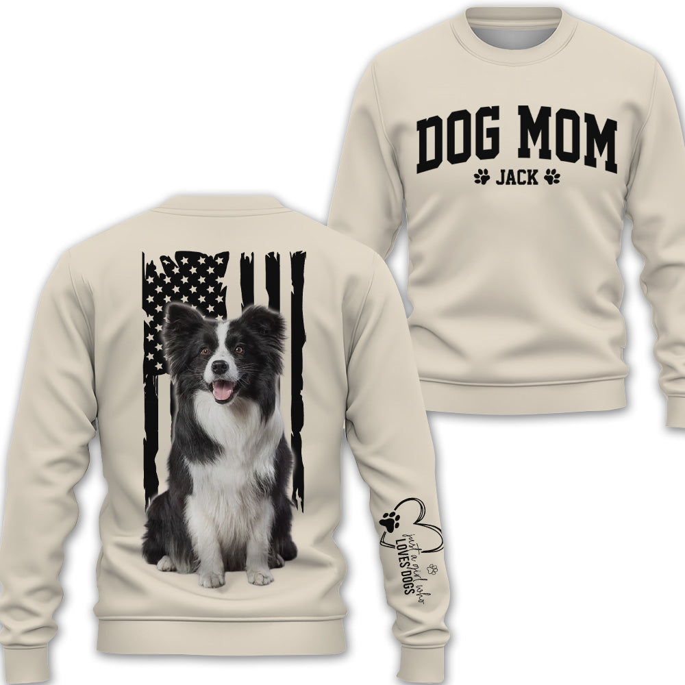 Dog Mom Just A Girl Who Loves Dogs Personalized Shirt Gift For Dog Lover T1807 T24
