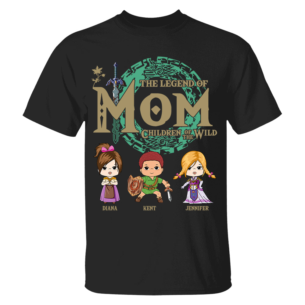 Personalized The Legend Of Mom Shirt - Children Of The Wild Shirt Gift For Mom