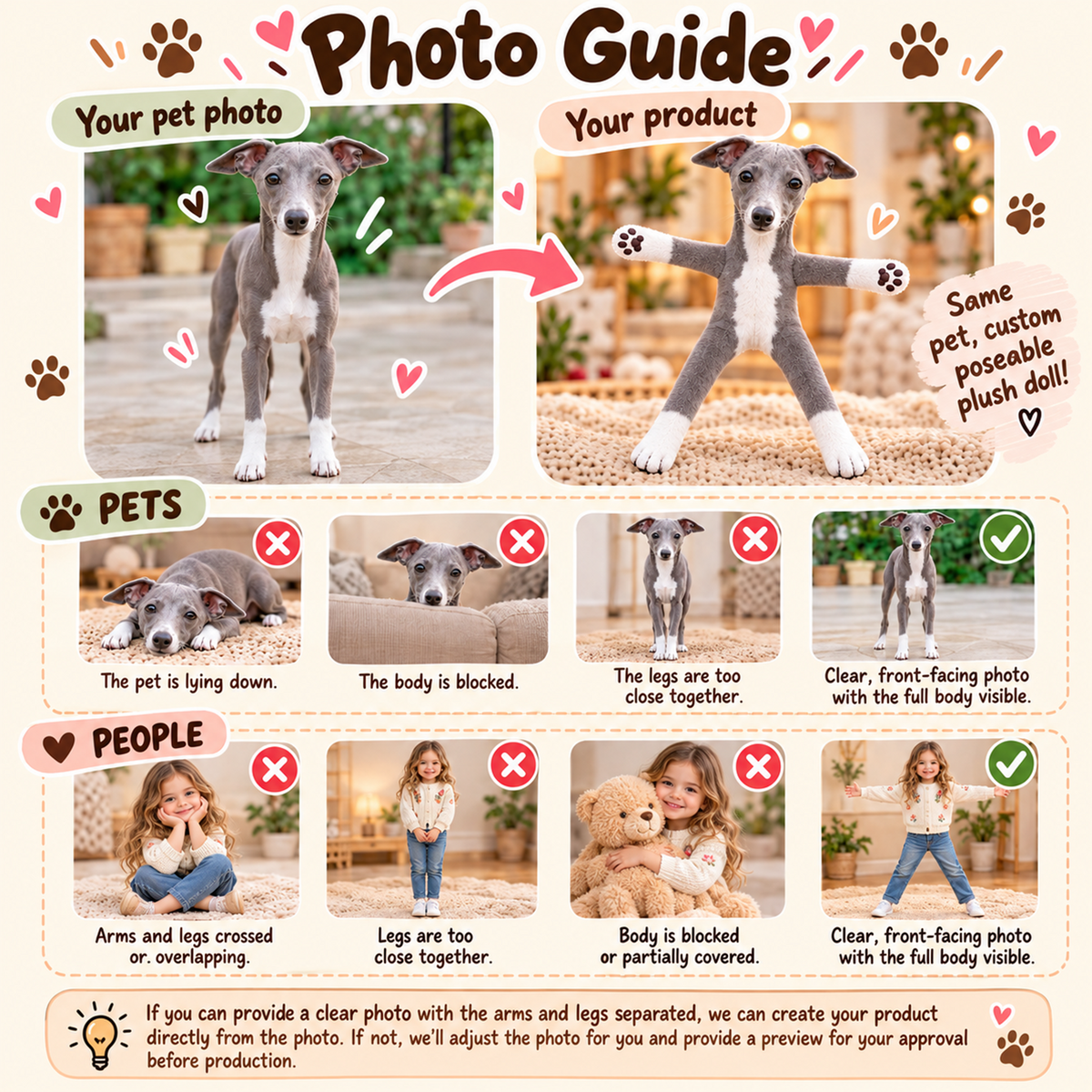 Personalized Greyhound Photo Pet Squishy Toy Poseable Plush Doll, Funny Gift For Dog Mom, Dad, Pet Lover T1807 T24 TL06