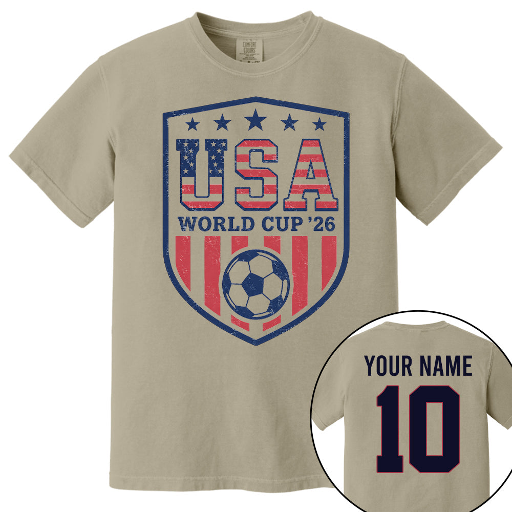 Custom USA Soccer Shirt 2026, Personalized Team Shirt Nh00