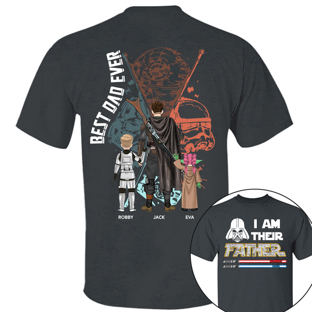 Custom I Am Their Father Shirt, Gift For Dad, Father's Day L0411 Li29