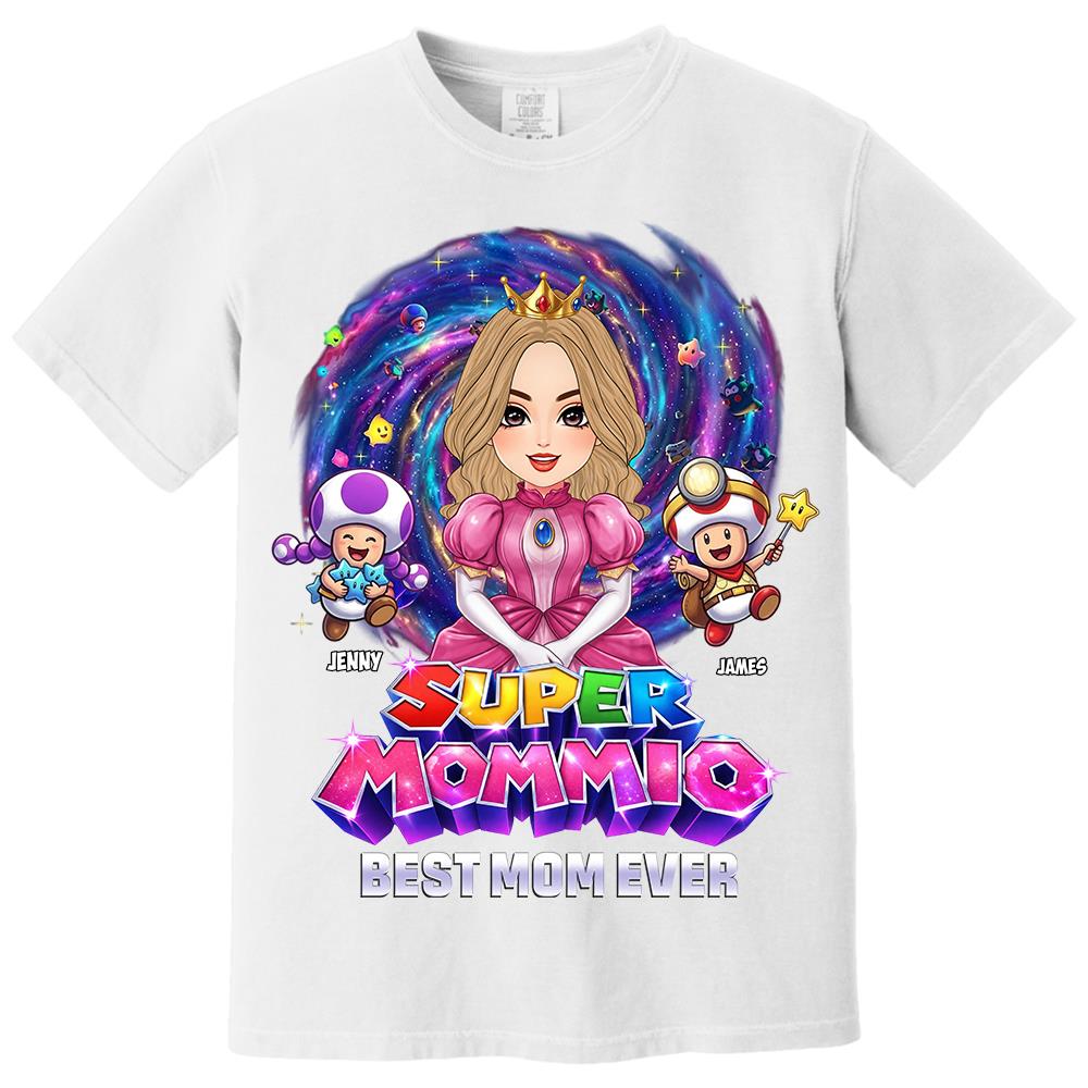 Super Mommio Best Mom Ever Custom Shirt, Gift For Mom, Mother's Day L0411 Hv01
