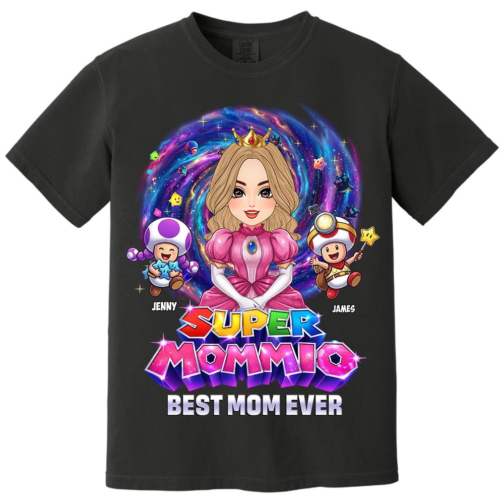 Super Mommio Best Mom Ever Custom Shirt, Gift For Mom, Mother's Day L0411 Hv01