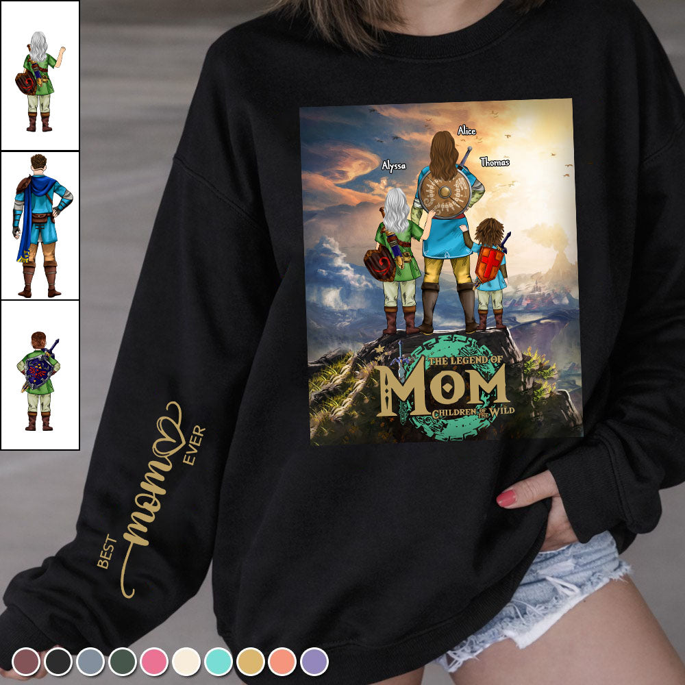 Personalized Shirt The Legend of Mom Children Of The Wild Shirt, Best Mom Ever, The Best Mom in the Kingdom Mother's 2026 MI209 Nh00