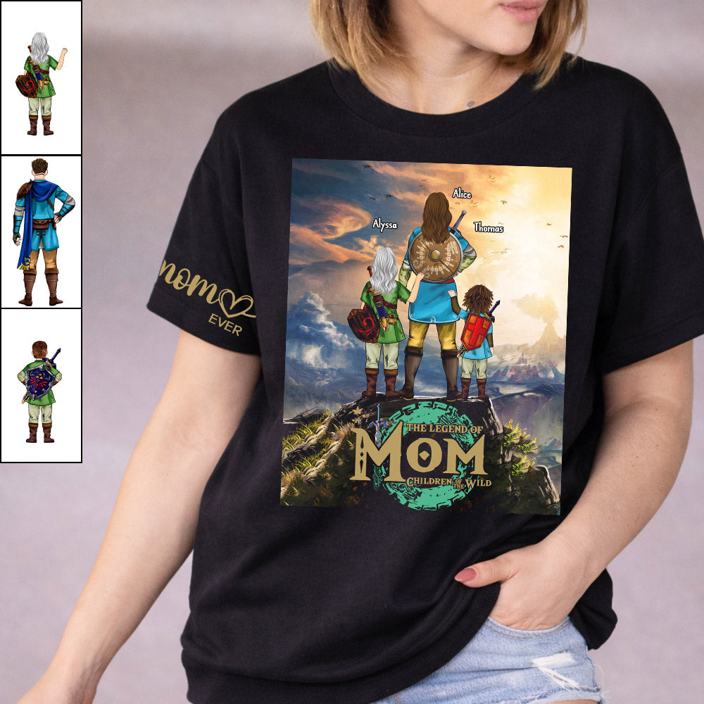 Personalized Shirt The Legend of Mom Children Of The Wild Shirt, Best Mom Ever, The Best Mom in the Kingdom Mother's 2026 MI209 Nh00