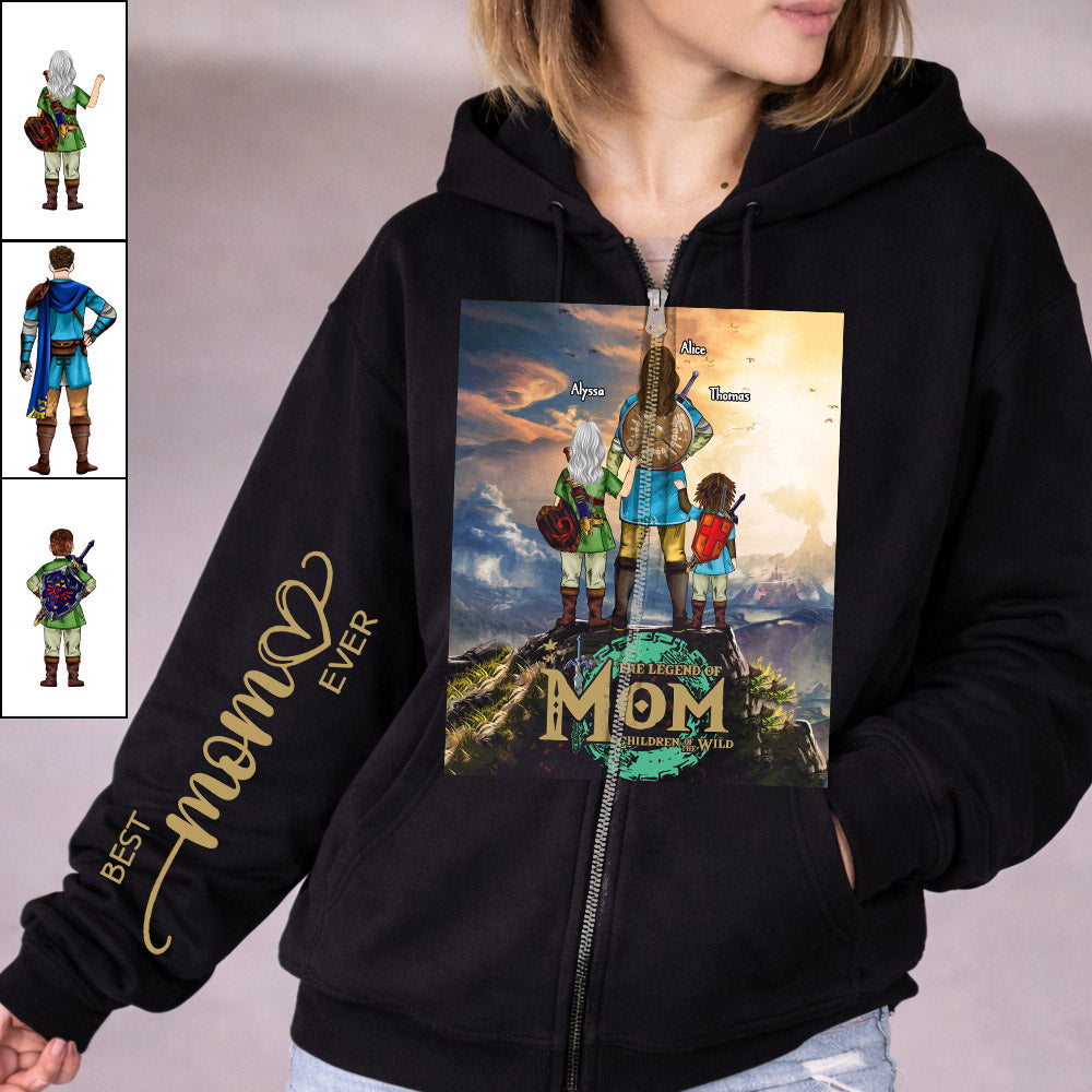 Personalized Shirt The Legend of Mom Children Of The Wild Shirt, Best Mom Ever, The Best Mom in the Kingdom Mother's 2026 MI209 Nh00