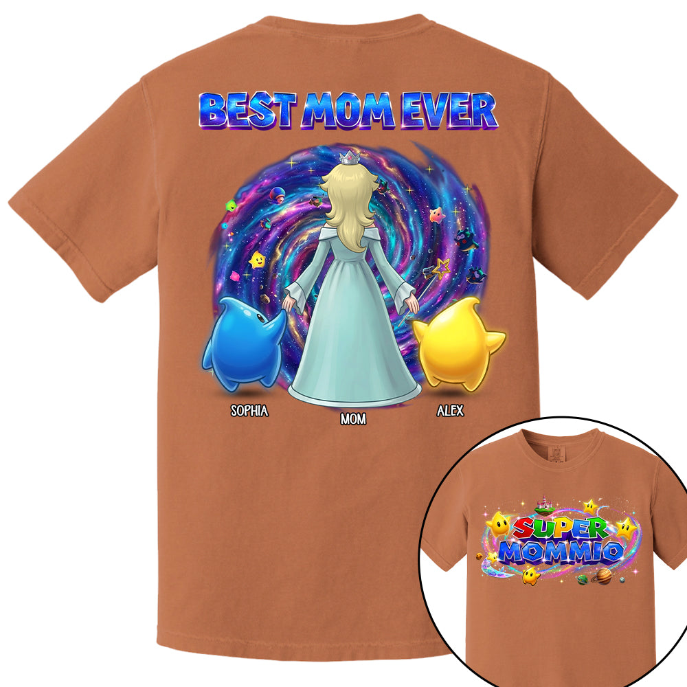Super Mommio Galaxy Personalized Shirt, Gift For Mommy Mama L0411 T24