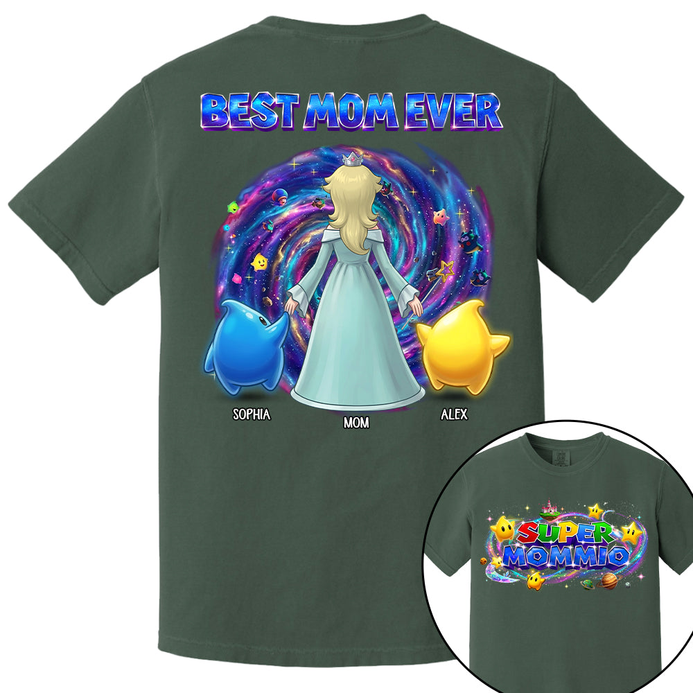 Super Mommio Galaxy Personalized Shirt, Gift For Mommy Mama L0411 T24