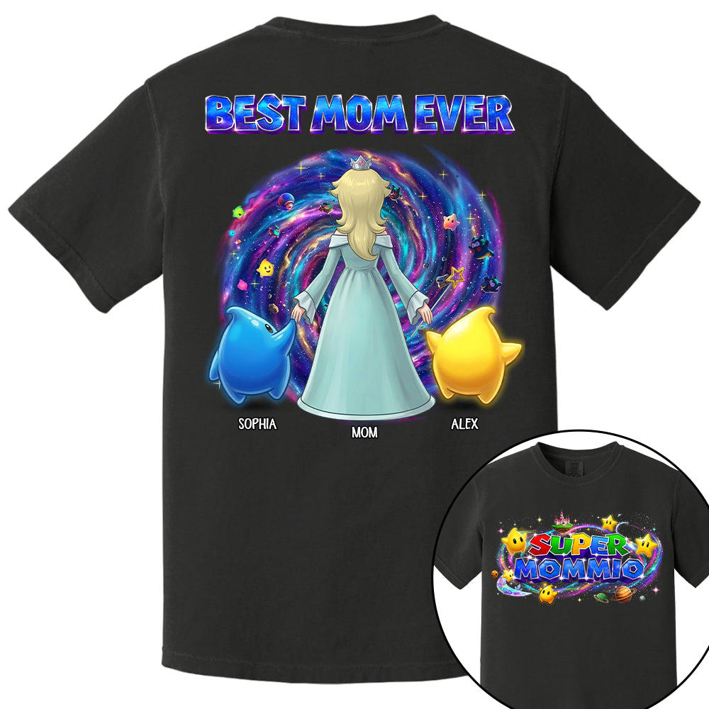 Super Mommio Galaxy Personalized Shirt, Gift For Mommy Mama L0411 T24
