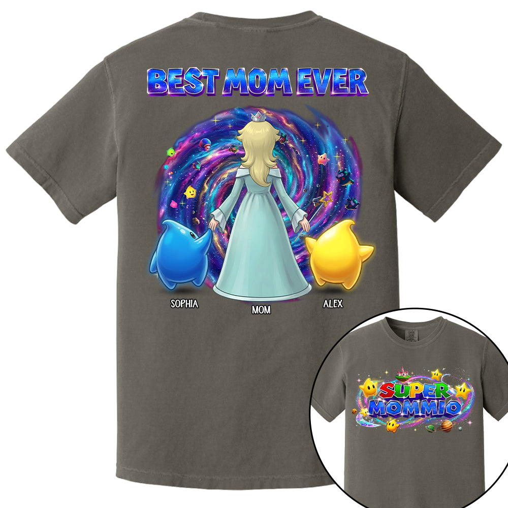 Super Mommio Galaxy Personalized Shirt, Gift For Mommy Mama L0411 T24