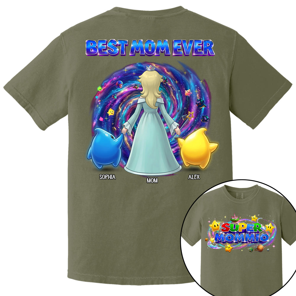 Super Mommio Galaxy Personalized Shirt, Gift For Mommy Mama L0411 T24