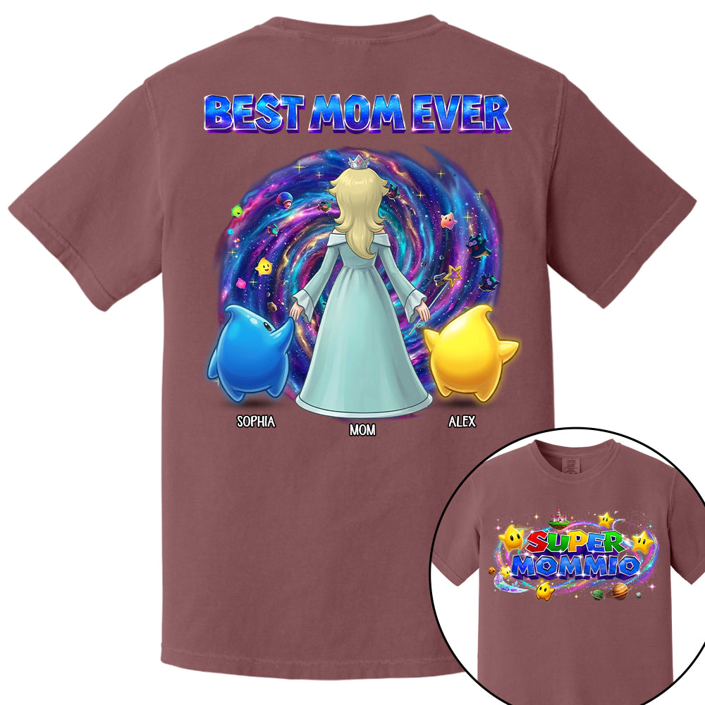 Super Mommio Galaxy Personalized Shirt, Gift For Mommy Mama L0411 T24