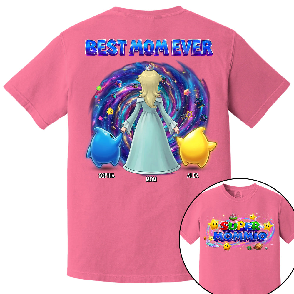 Super Mommio Galaxy Personalized Shirt, Gift For Mommy Mama L0411 T24