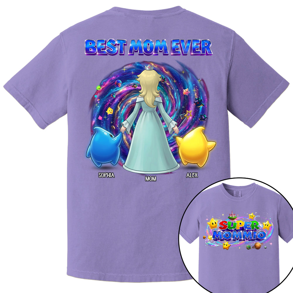 Super Mommio Galaxy Personalized Shirt, Gift For Mommy Mama L0411 T24