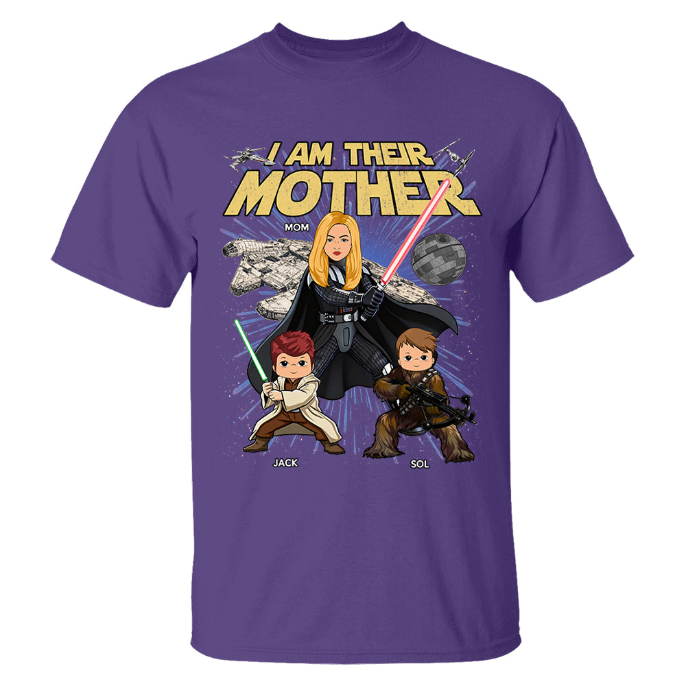 I Am Their Mother Personalized Vintage Style Shirt For Mom - Mother's Day Gift T1807 T24