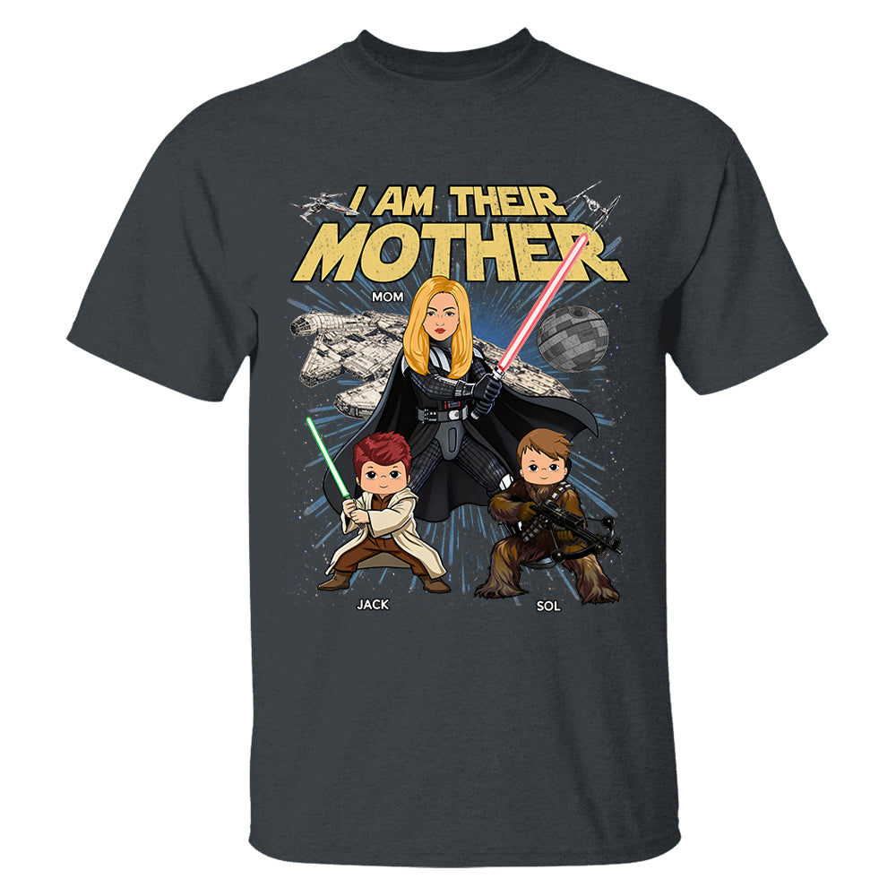 I Am Their Mother Personalized Vintage Style Shirt For Mom - Mother's Day Gift T1807 T24