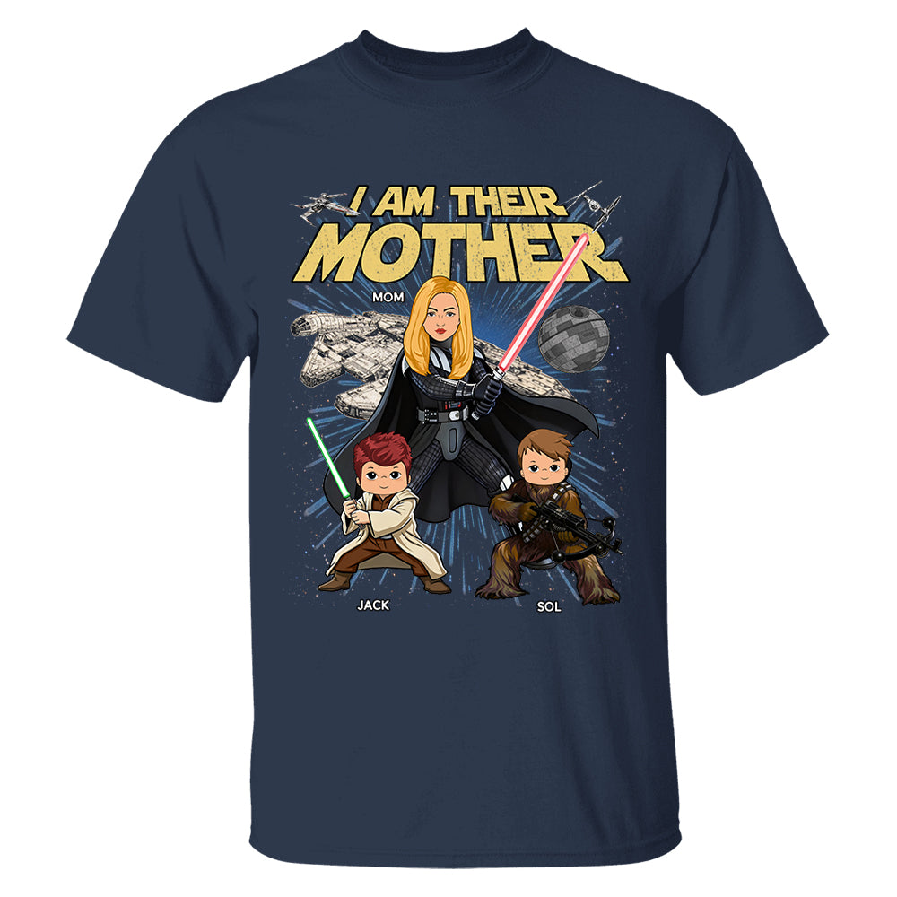 I Am Their Mother Personalized Vintage Style Shirt For Mom - Mother's Day Gift T1807 T24