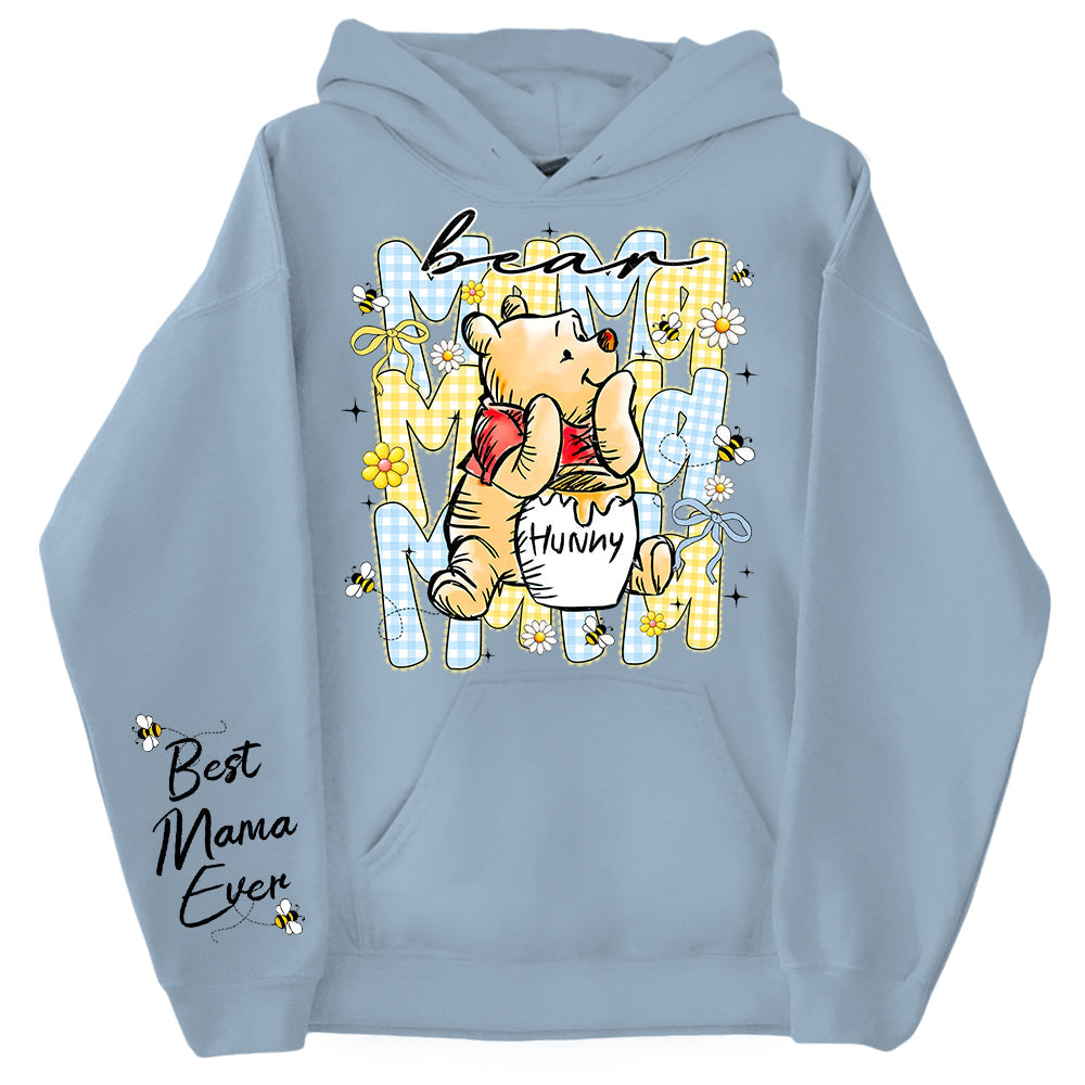 Mama Bear EST, Personalized Mother Shirt with Kids Names, Perfect Gift for Mother's Day, Gift For Mama Nini Gigi Nene Grandma MI209 TH23