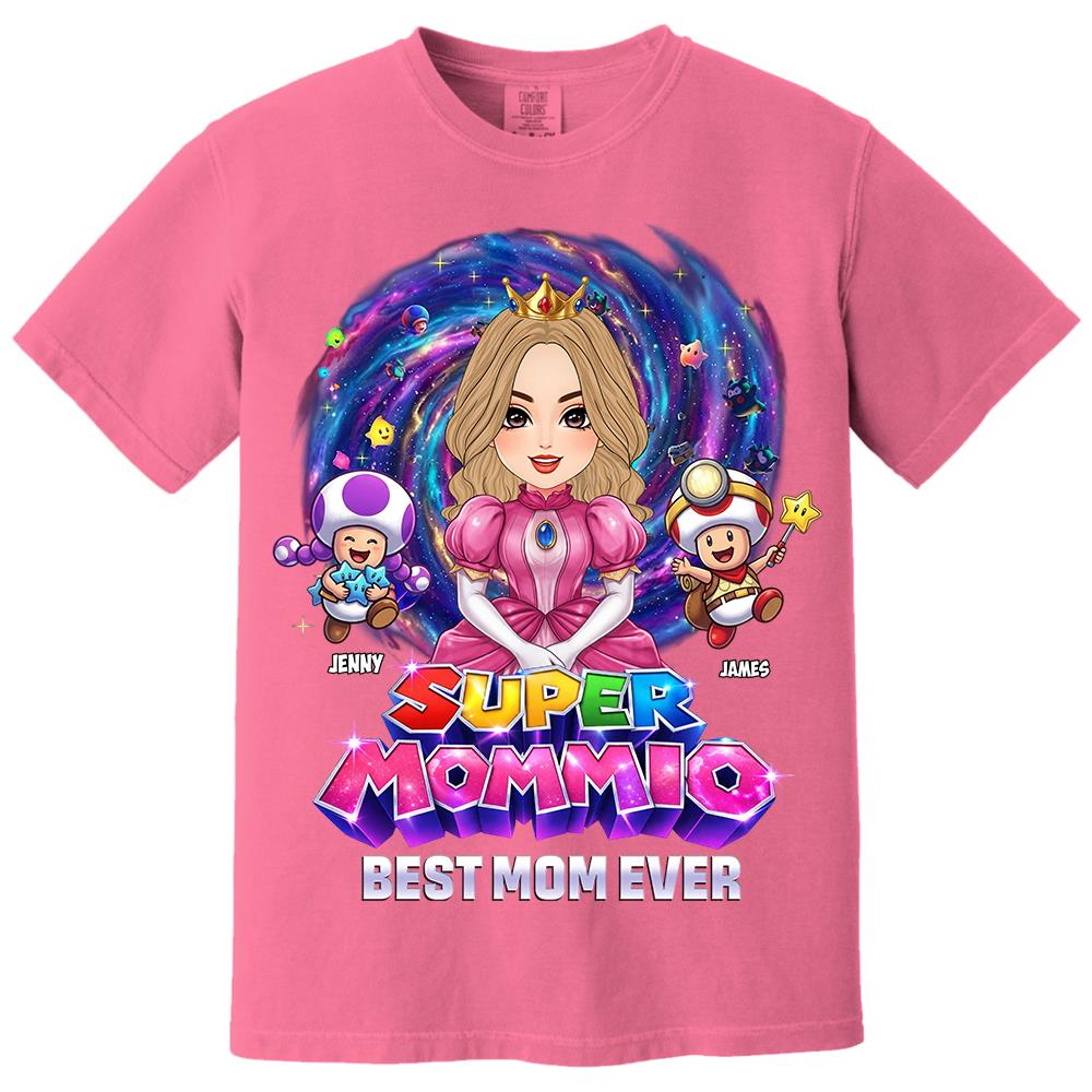 Super Mommio Best Mom Ever Custom Shirt, Gift For Mom, Mother's Day L0411 Hv01