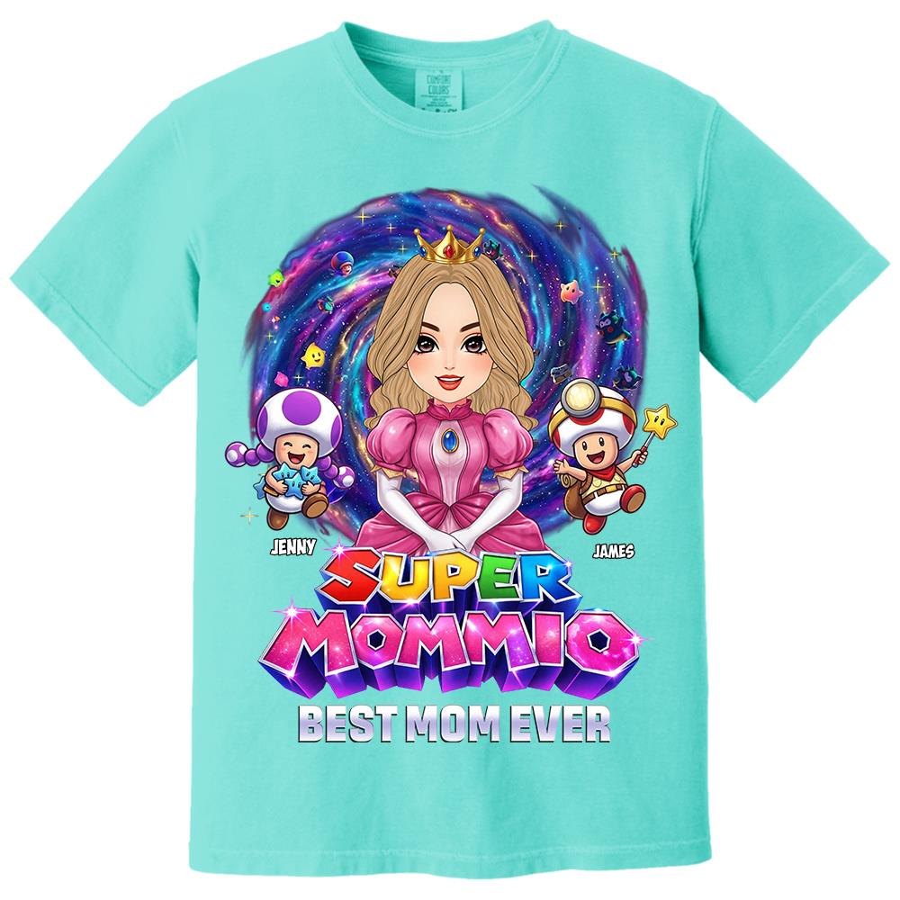 Super Mommio Best Mom Ever Custom Shirt, Gift For Mom, Mother's Day L0411 Hv01
